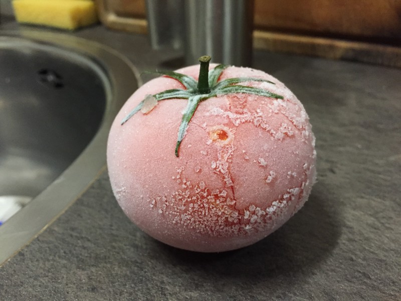 Замороженный помидор